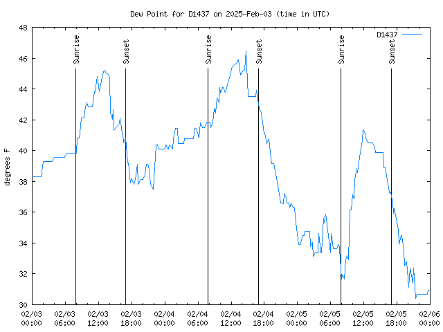 Latest daily graph