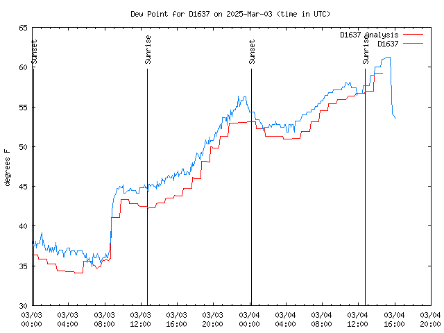 Latest daily graph