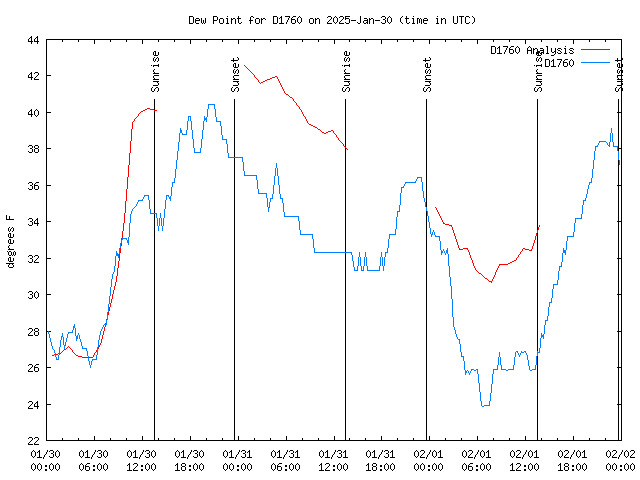 Latest daily graph