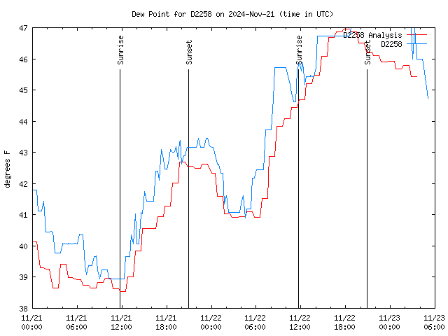 Latest daily graph