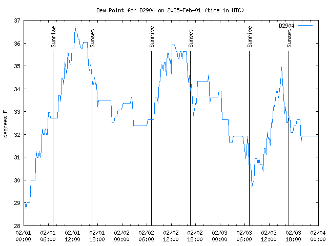 Latest daily graph