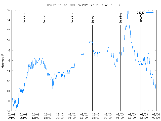 Latest daily graph