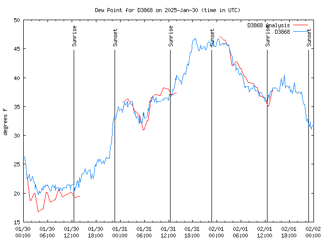 Latest daily graph