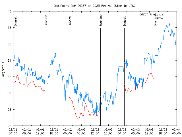 Latest daily graph