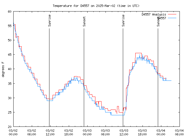 Latest daily graph