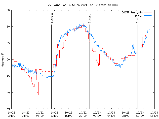 Latest daily graph