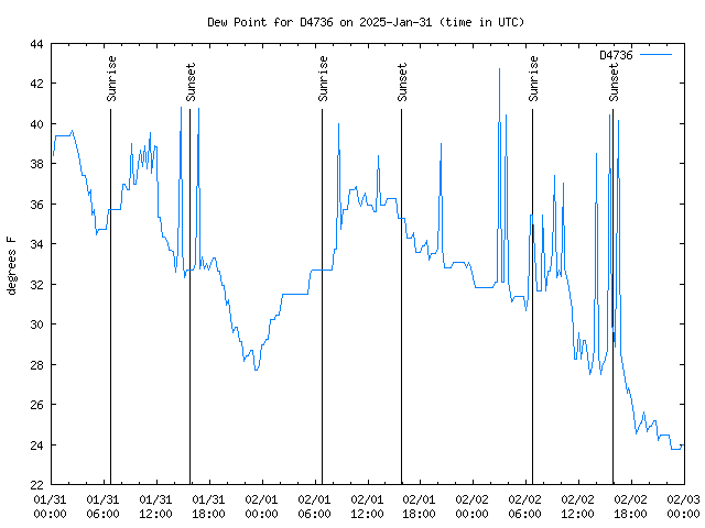 Latest daily graph