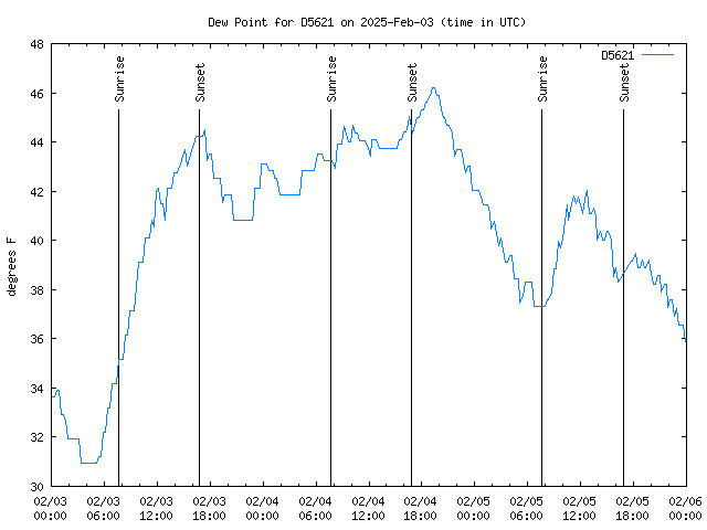 Latest daily graph