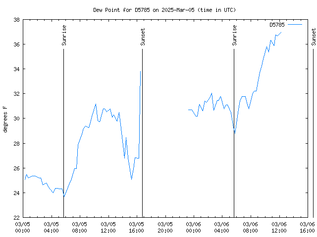 Latest daily graph