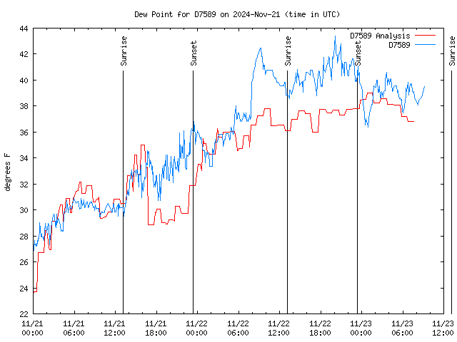 Latest daily graph