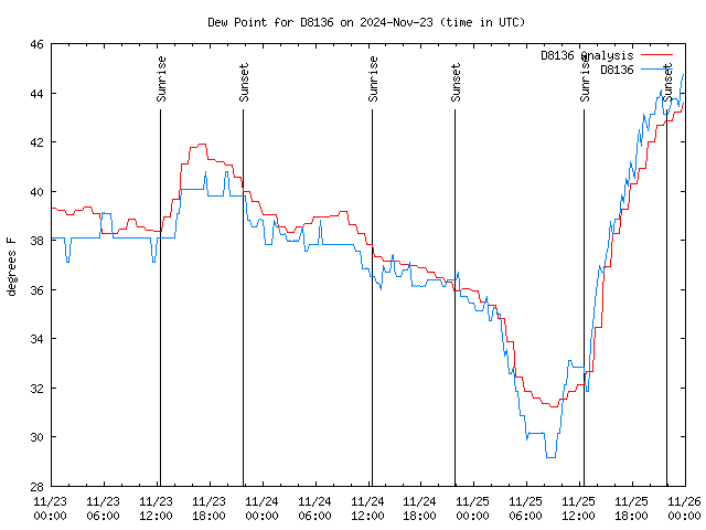 Latest daily graph