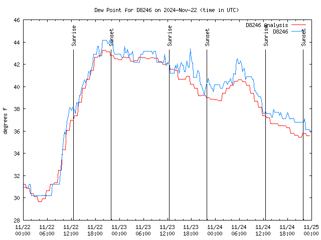 Latest daily graph