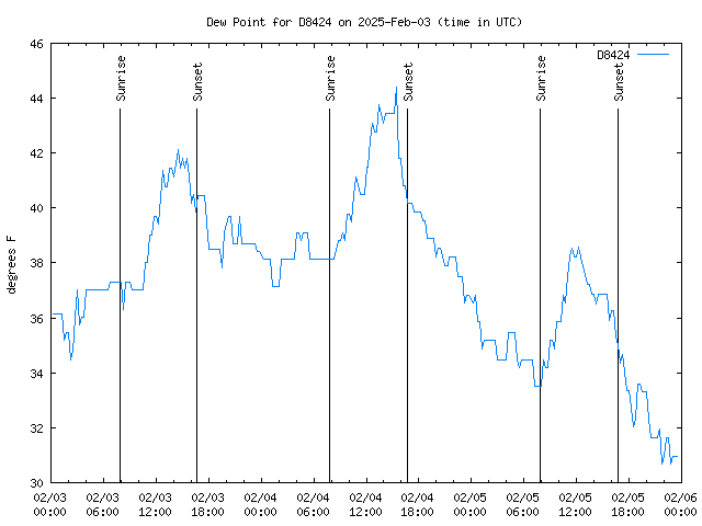 Latest daily graph