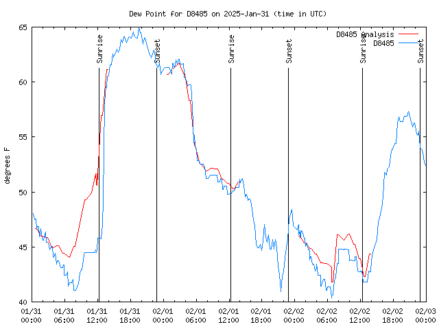 Latest daily graph