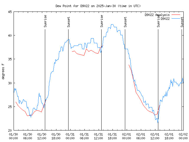 Latest daily graph