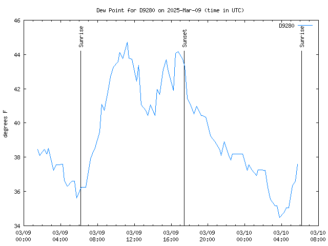 Latest daily graph