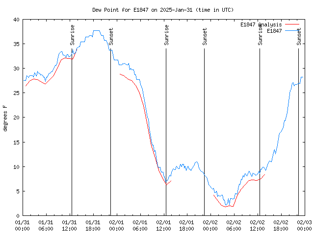 Latest daily graph