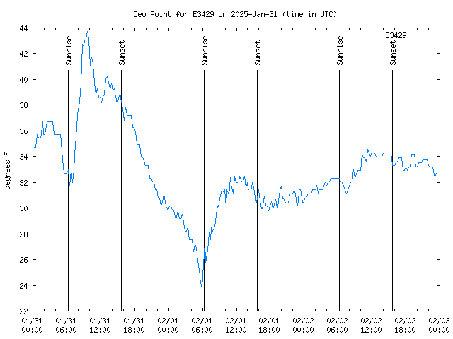 Latest daily graph