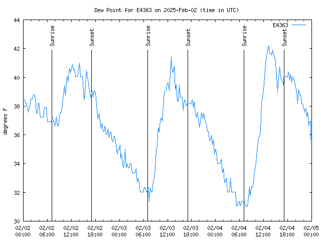 Latest daily graph