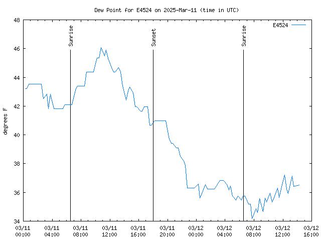 Latest daily graph