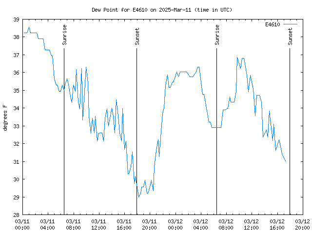 Latest daily graph