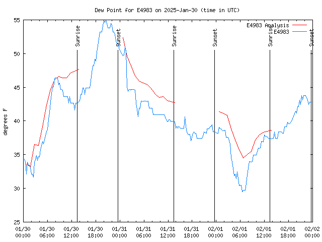 Latest daily graph