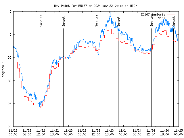 Latest daily graph