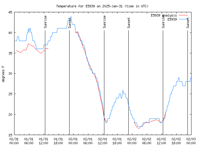 Latest daily graph