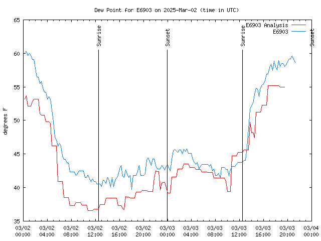 Latest daily graph