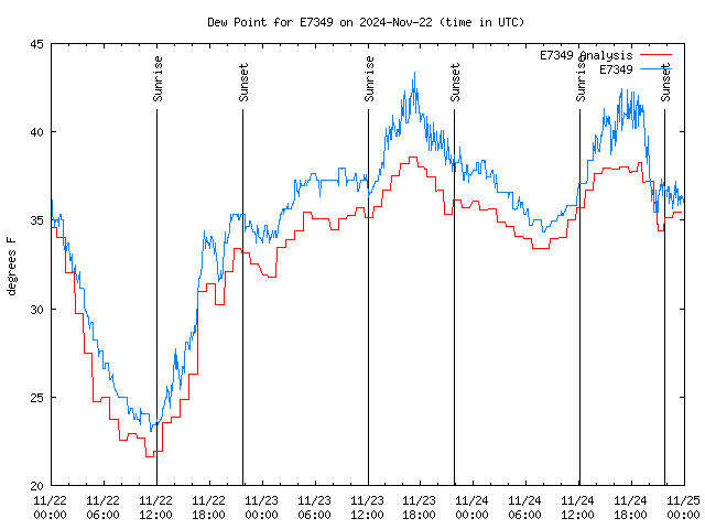 Latest daily graph