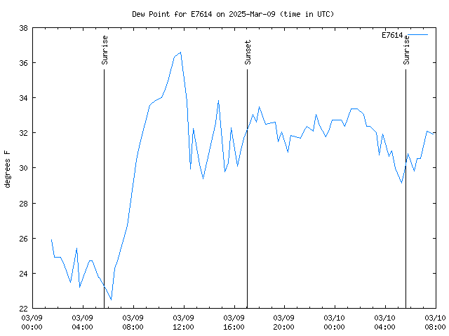 Latest daily graph