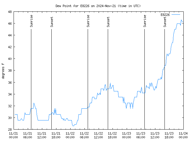 Latest daily graph