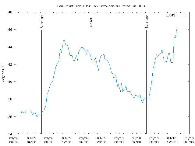 Latest daily graph