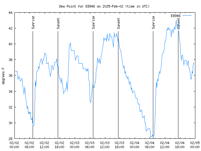 Latest daily graph