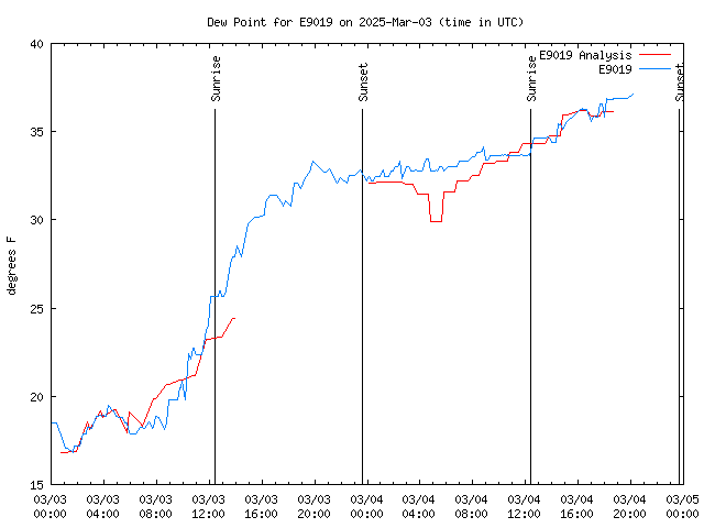 Latest daily graph