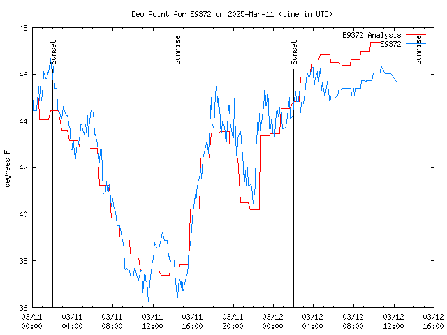 Latest daily graph