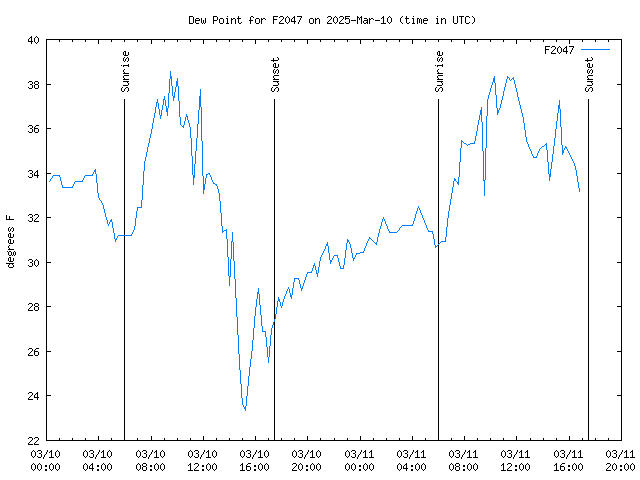 Latest daily graph