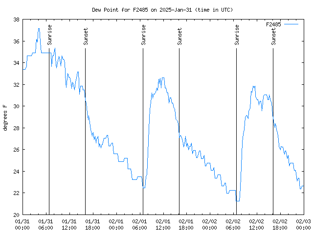 Latest daily graph