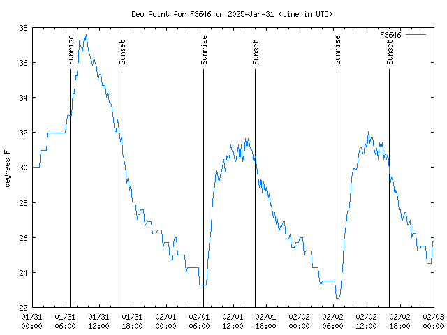 Latest daily graph