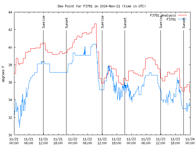 Latest daily graph