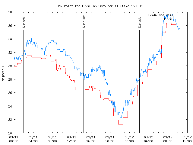 Latest daily graph