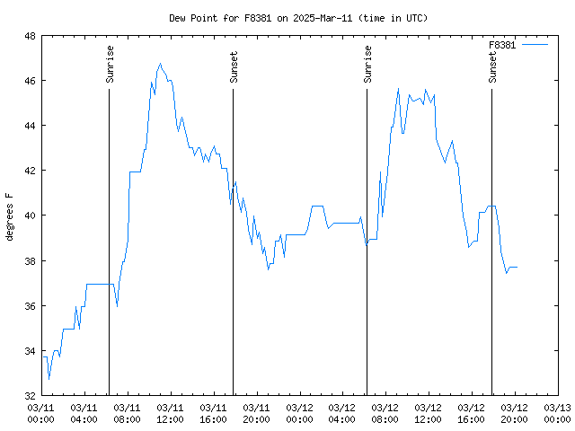 Latest daily graph