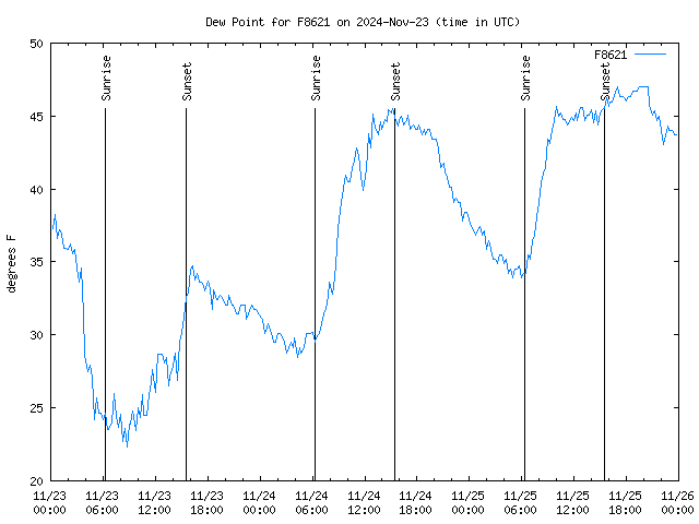 Latest daily graph