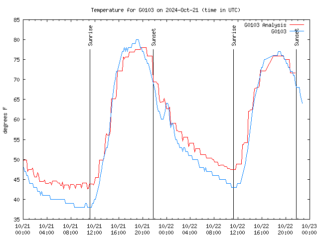 Latest daily graph