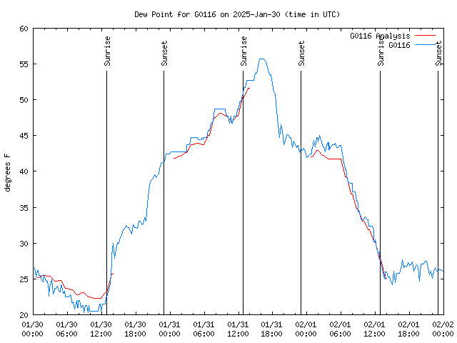 Latest daily graph