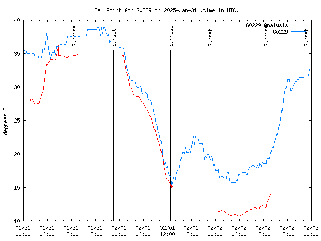 Latest daily graph