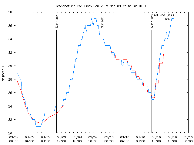 Latest daily graph