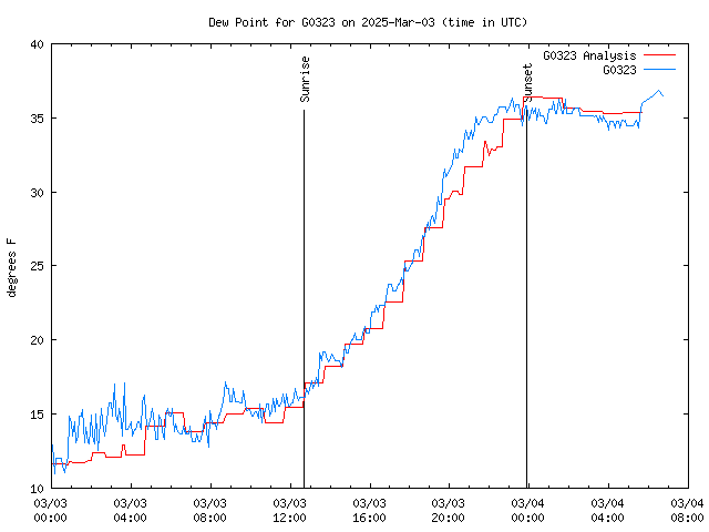 Latest daily graph