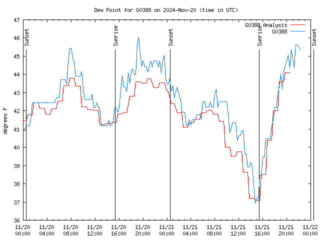 Latest daily graph