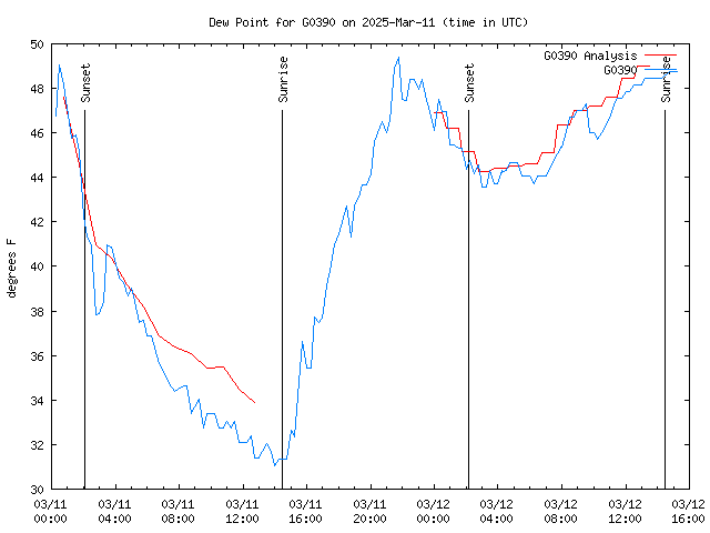 Latest daily graph